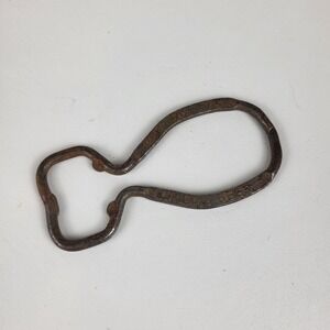 Vintage Kamms Beer Bottle Opener Metal Collectible Rustic Aged Used